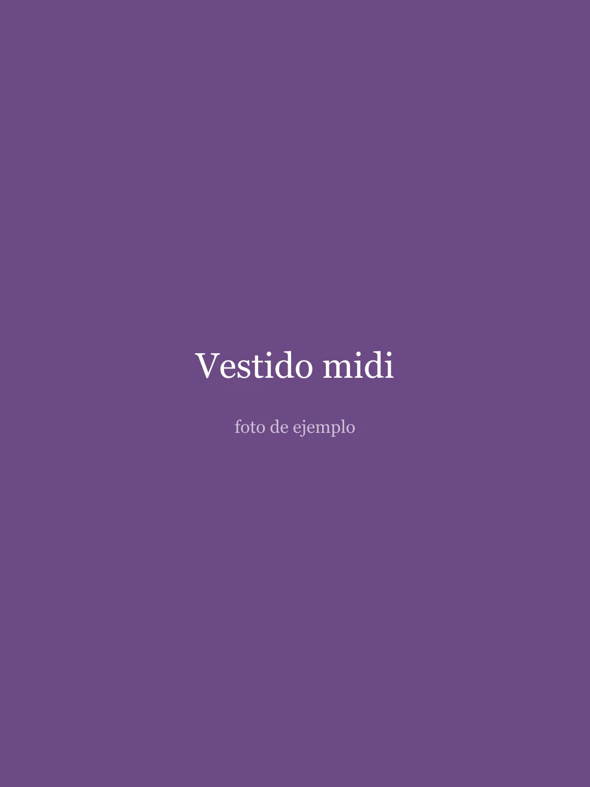 Vestido midi
